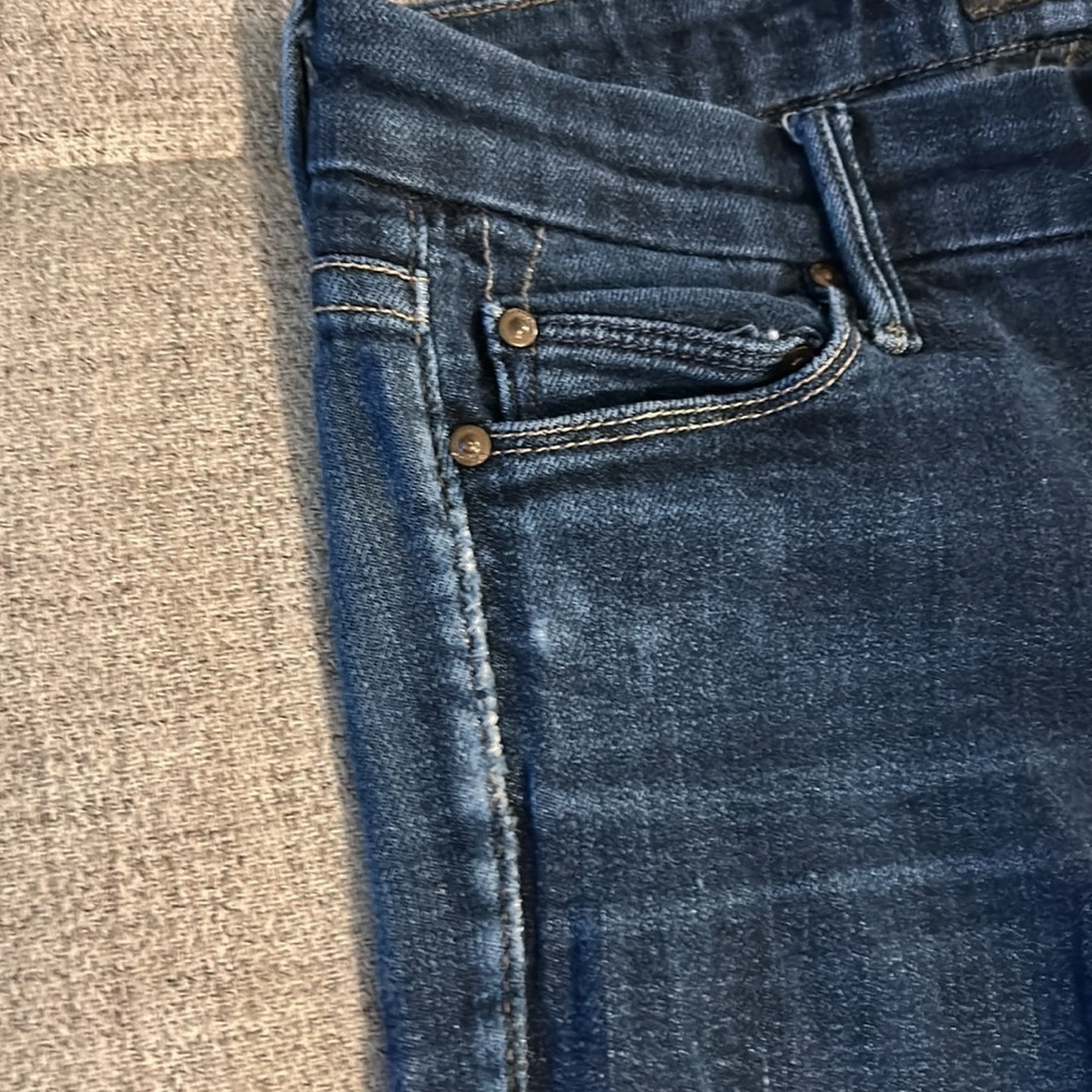 MOTHER THE LOOKER LOW RISE SKINNY JEANS SIZE 24 - Picture 13 of 16